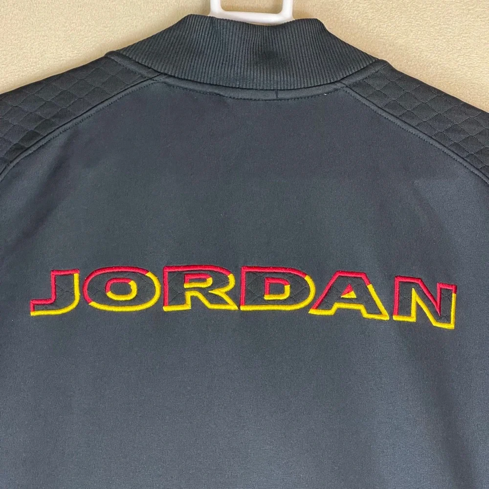 Jordan 23 Track Jacket Black Red Yellow Zip Up Mens‎ Size XL Basketball